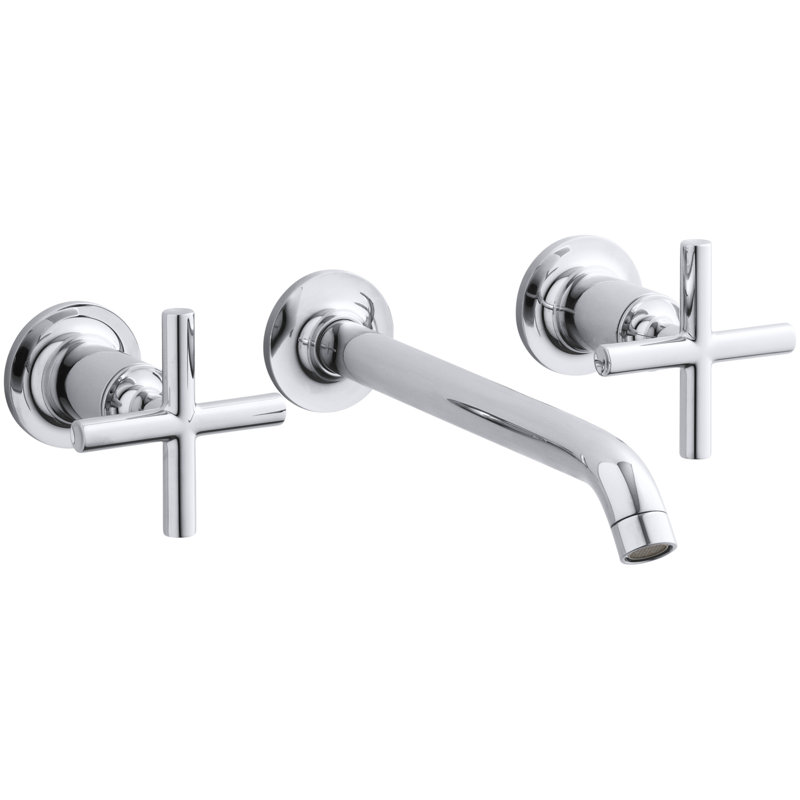 KT144153CP,BN Kohler Purist Widespread WallMount Bathroom Sink